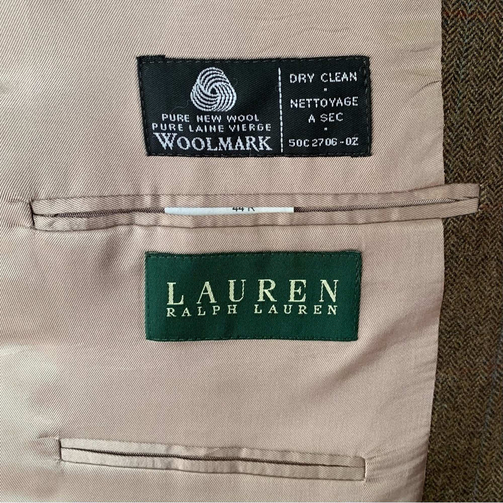 Lauren by Ralph Lauren for Macy’s Plaid Wool Sport Coat - Picture 9 of 11